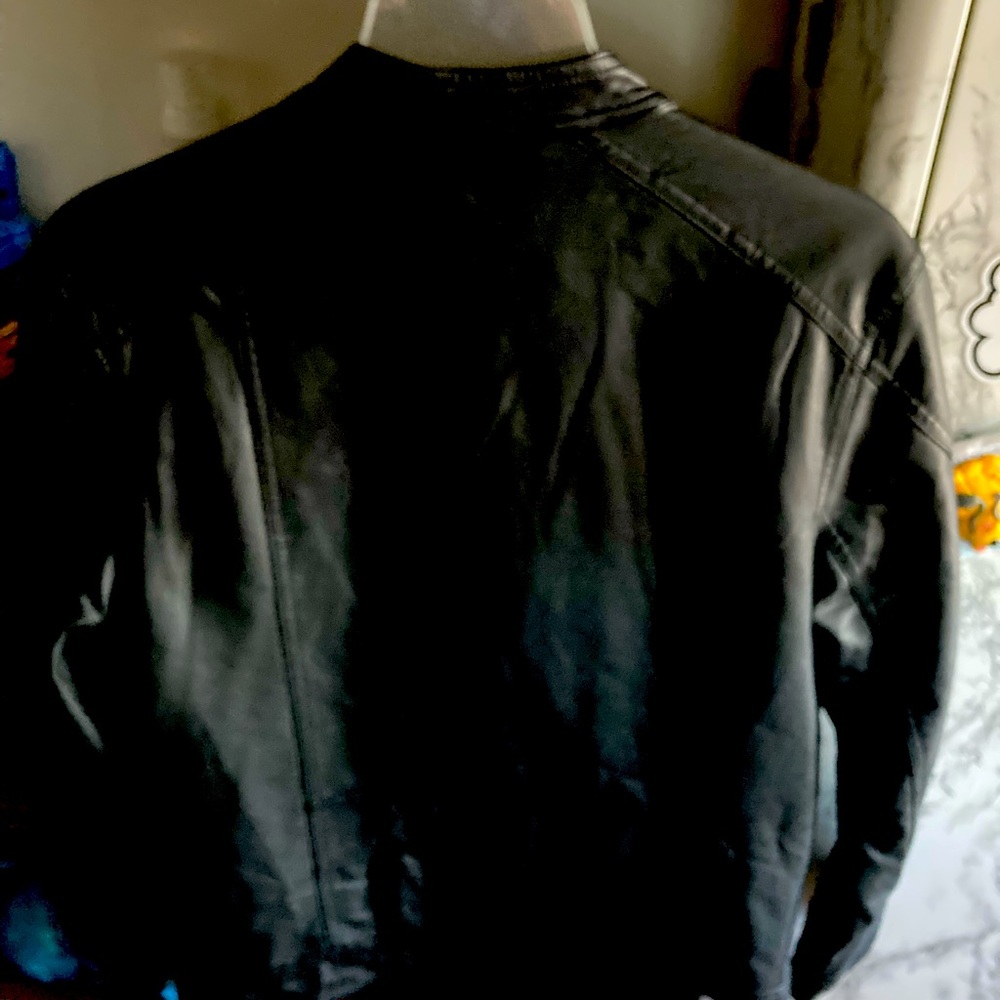 Goodfellow men’s Faux leather jacket